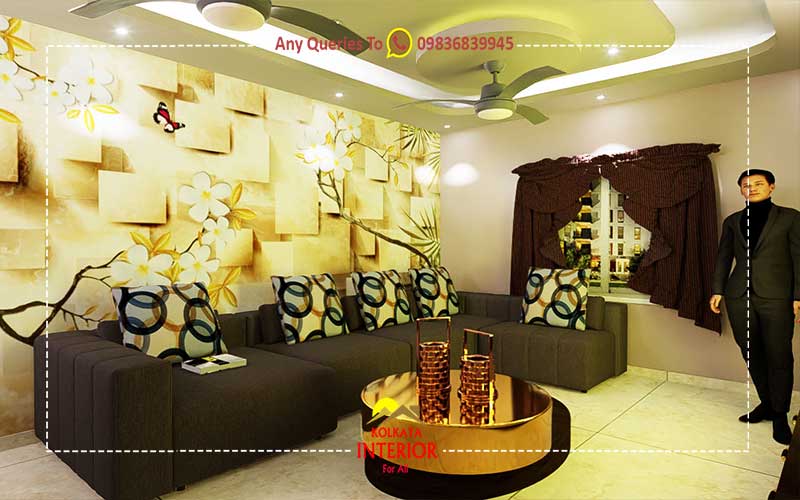 Luxury 3BHK Home Interior Design Kolkata Asansol | Affordable Budget