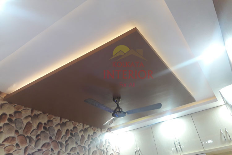 2 bhk flat parents bedroom false ceiling lighting ideas howrah