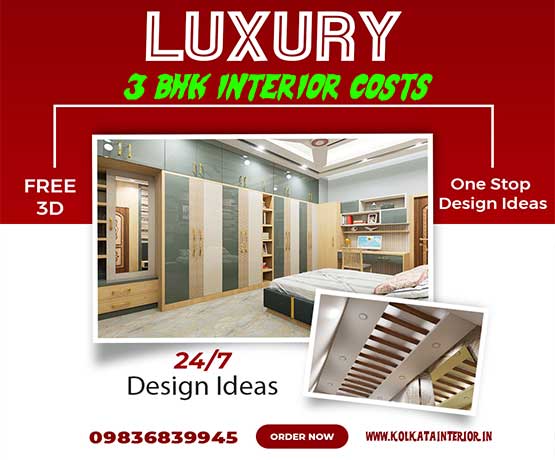 Luxury 3 BHK Interior Costs Idea Kolkata