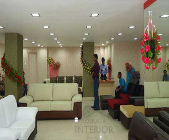 showroom interior affordable cost kolkata