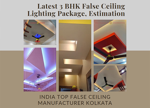 3 bhk false ceiling cost