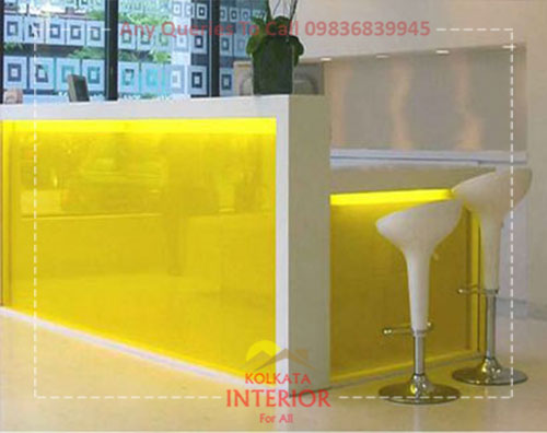 reception interior designing kolkata