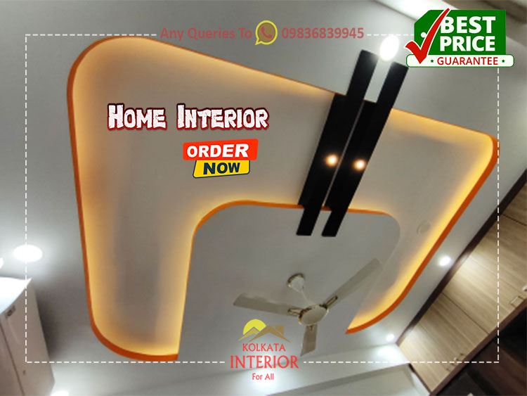 luxury 3 BHK interior rajarhat