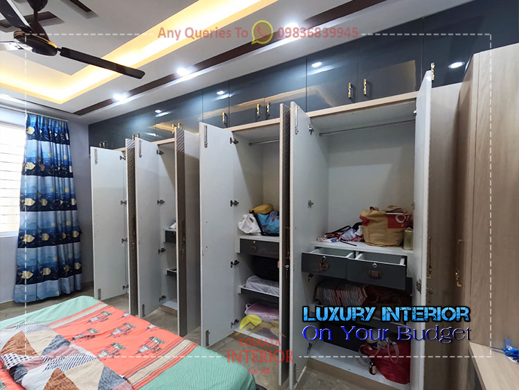 3 BHK flat interior design in 1500 sq ft