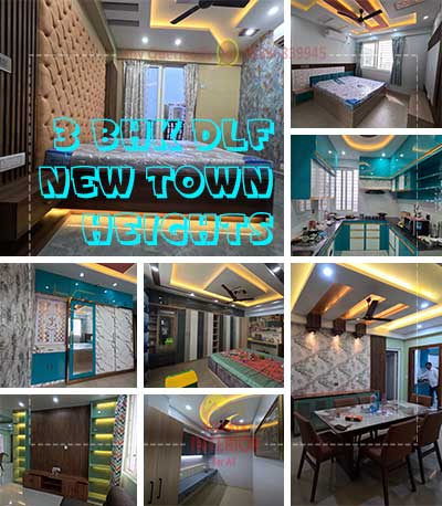 best price 3 bhk interior DLF New Town Heights
