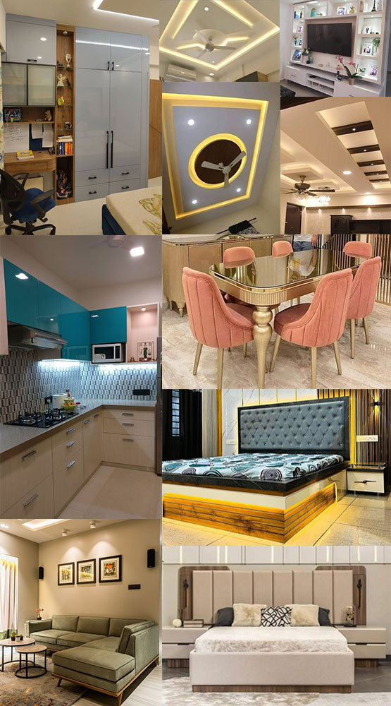 4 Lakhs Budget Flat Interior Kolkata