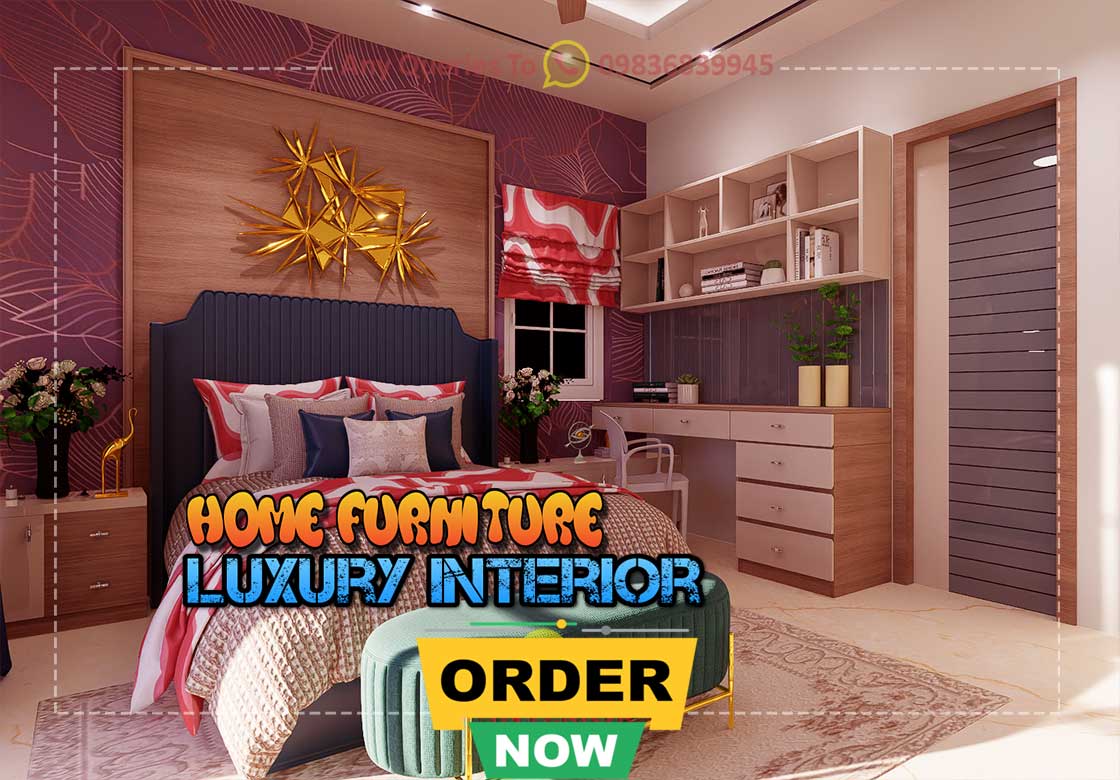 10ft by 12ft bedroom design in salt lake Kolkata