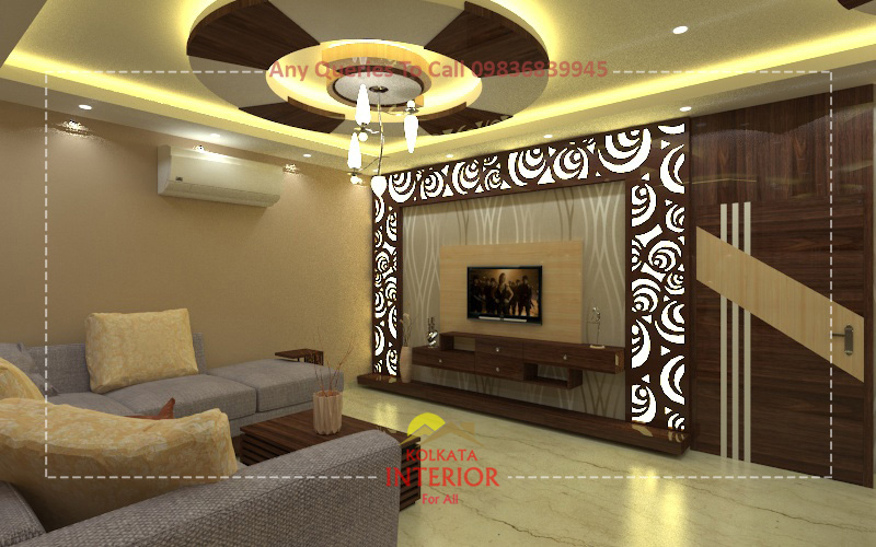 living room interior rajarhat kolkata