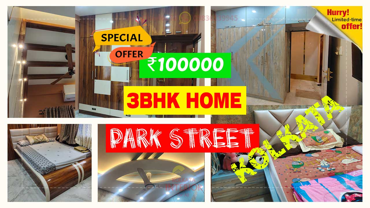 3BHK Home Interior 10 Lakh Cost Ideas In Kolkata West Bengal India