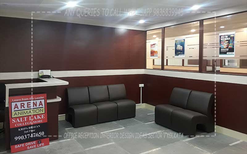 office reception interior design ideas sector v kolkata