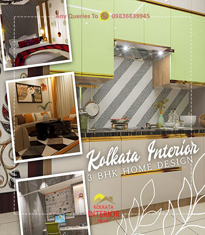 best 3 bhk home interior ideas kolkata
