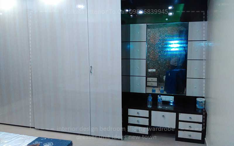 interior design bedroom sliding wardrobe dresser unit ideas new town