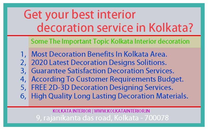 which is the best interior decoration service in kolkata